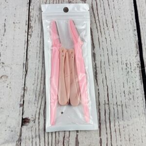 2 Pcs Eyebrow Razors Facial Hair Shaver Trimmer Face Hair Removal Safety Shaper